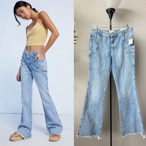 Free People Izzy Flare Low Rise Jeans 27